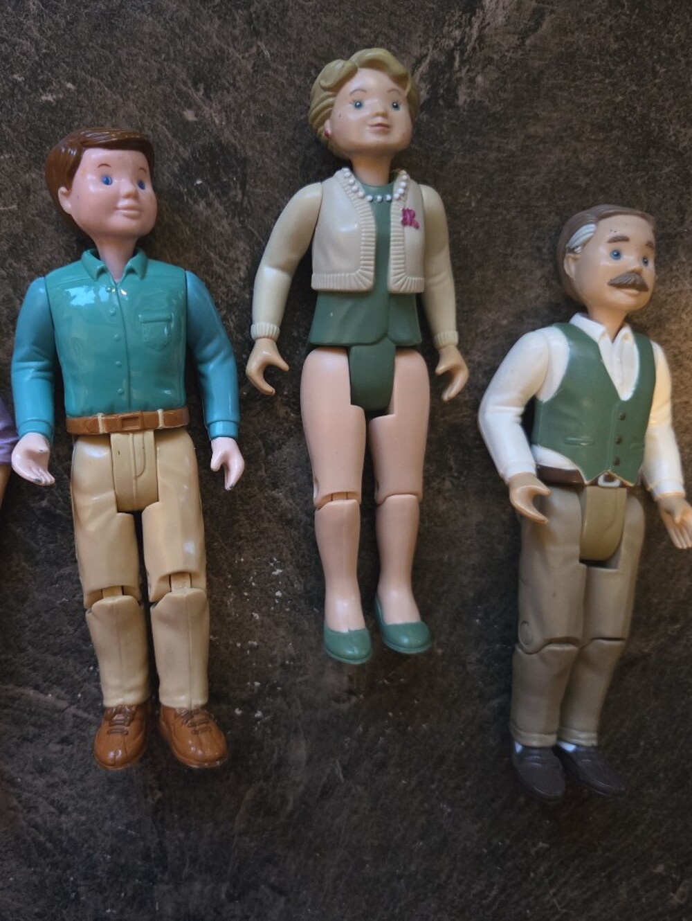 Vintage Fisher-Price Loving Family Dolls Dad Grandpa Grandma